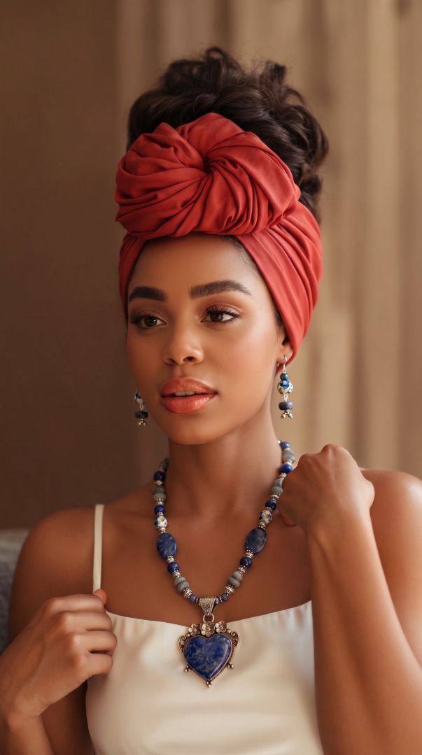 Lapis Lazuli and Labradorite necklace and earring set Image