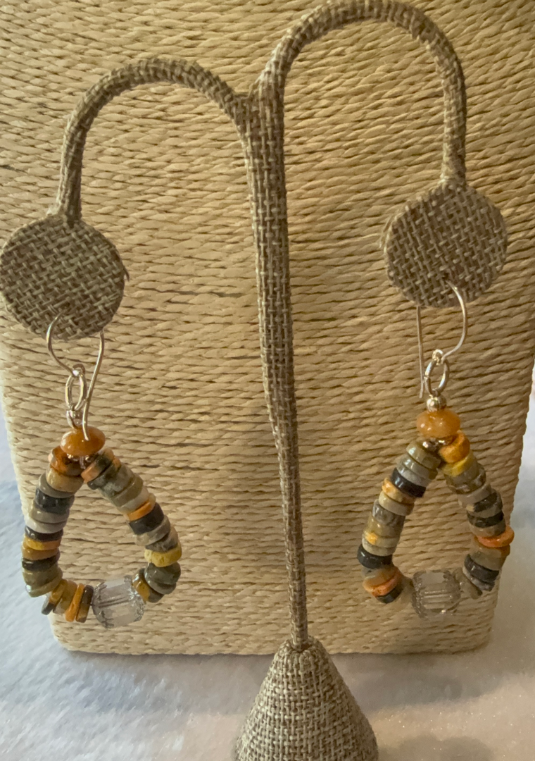 Bumblebee Jasper with crystal set Image