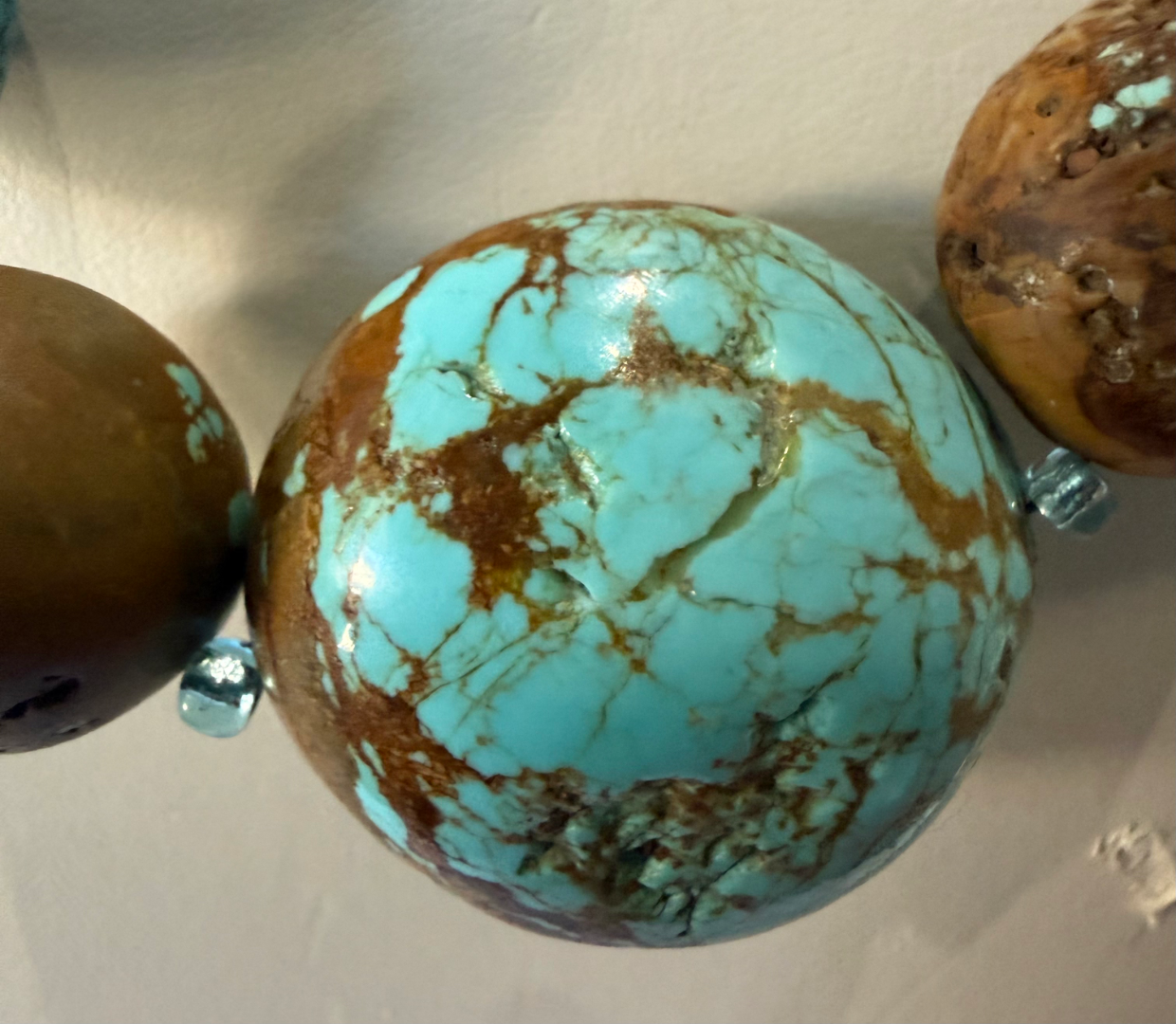 Rare #8 Turquoise necklace and earring set Image