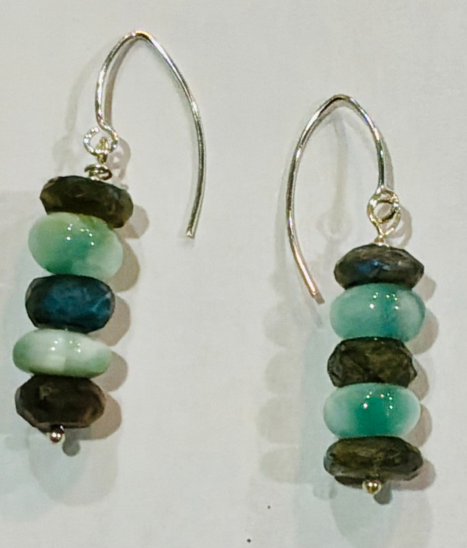 Labradorite & Green Angelite Set Image