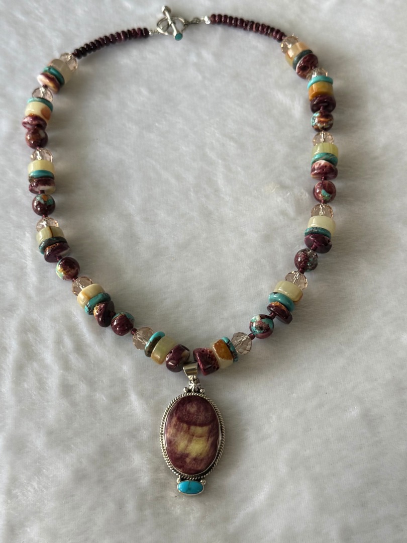 Purple Spiny Oyster and Turquoise Set Image
