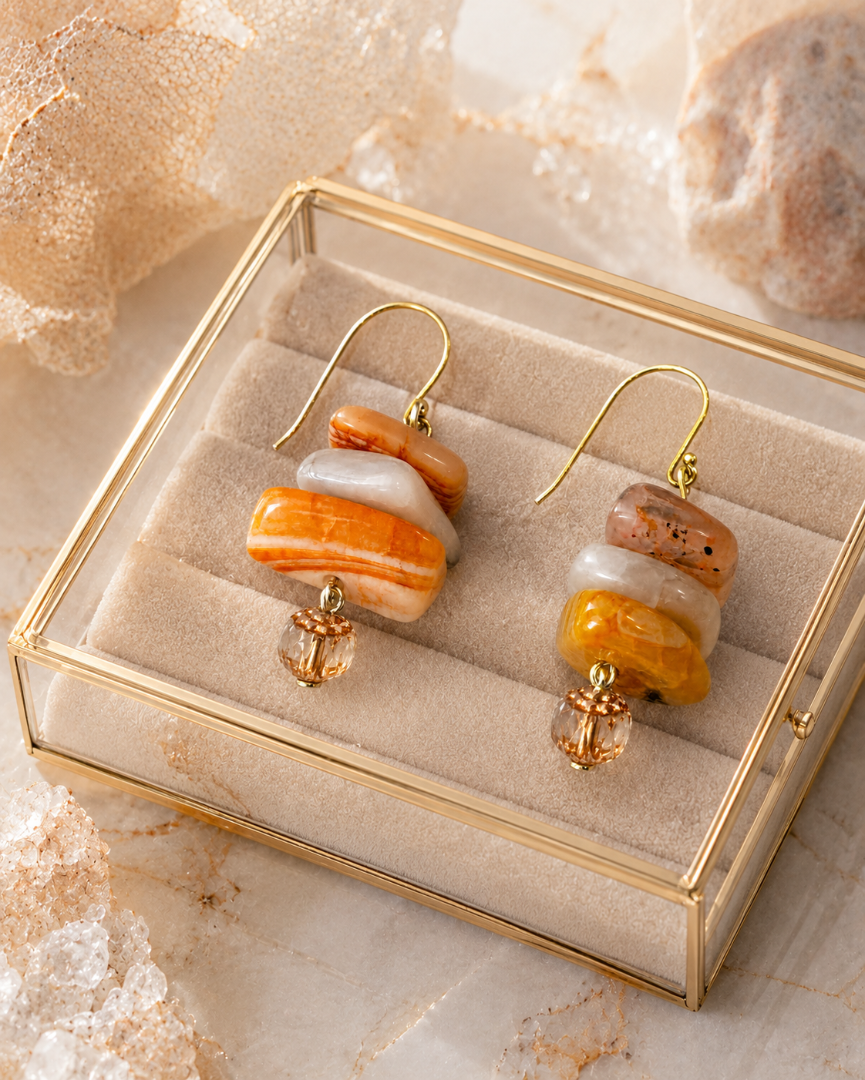 Mulitcolored Agate Set Image